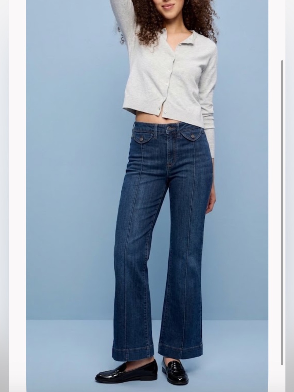 VTG Old Navy size 12 flare leg classic rise Y2K denim jeans